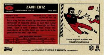 2013 Topps Chrome - 1965 #6 Zach Ertz Back