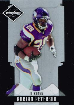 2008 Leaf Limited #57 Adrian Peterson Front