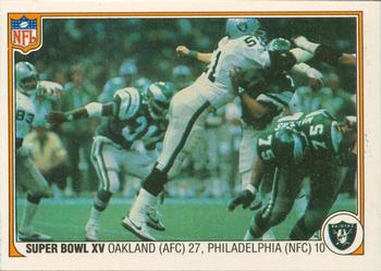 1983 Fleer Team Action #71 Super Bowl XV Front