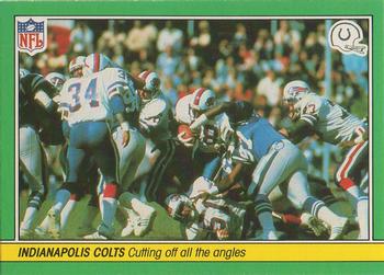 1984 Fleer Team Action #4 Cutting Off All the Angles Front