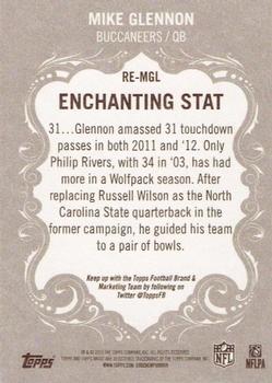 2013 Topps Magic - Rookie Enchantment #RE-MGL Mike Glennon Back