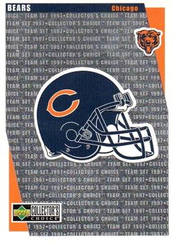 1997 Collector's Choice Chicago Bears #CH14 Checklist Front