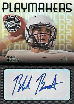 2014 Press Pass - Playmakers Autographs Green #PM-BB Blake Bortles Front