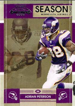 2008 Playoff Contenders #56 Adrian Peterson Front