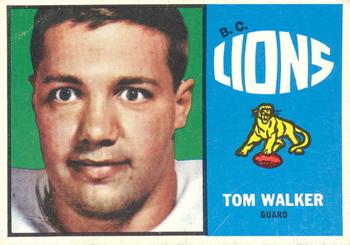 1964 Topps CFL #6 Tom Walker Front