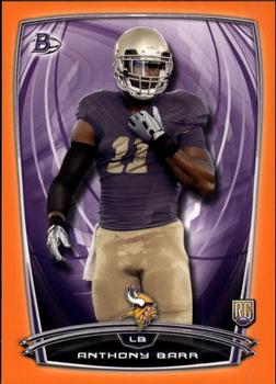 2014 Bowman - Rookies Orange #58 Anthony Barr Front