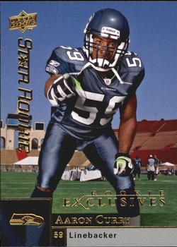2009 Upper Deck Rookie Exclusives #80 Aaron Curry Front