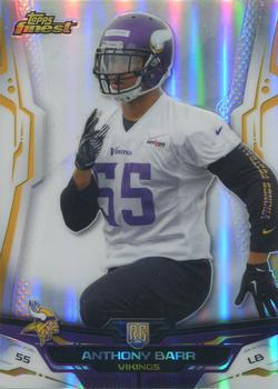 2014 Finest - Refractors #145 Anthony Barr Front