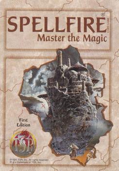 1995 TSR Spellfire Master the Magic The Underdark #11 Unipolar Cavern, The Back