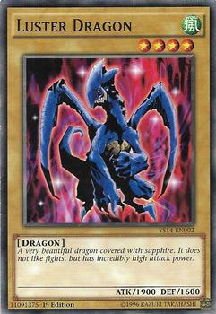2014 Yu-Gi-Oh! Super Starter: Space-Time Showdown English 1st Edition #YS14-EN002 Luster Dragon Front