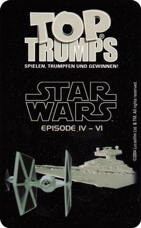 2004 Top Trumps Star Wars Episodes IV-VI (German) #NNO Wicket W. Warrick Back