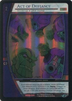 2006 Upper Deck Entertainment Marvel Vs. System Heralds of Galactus - Foil #MHG-193b Act of Defiance Front