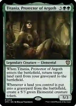 2024 Magic: The Gathering Outlaws of Thunder Junction - Commander Decks #0210 Titania, Protector of Argoth Front