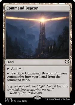 2024 Magic: The Gathering Outlaws of Thunder Junction - Commander Decks #0279 Command Beacon Front