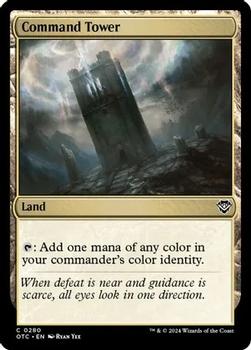 2024 Magic: The Gathering Outlaws of Thunder Junction - Commander Decks #0280 Command Tower Front