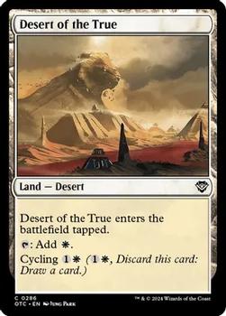 2024 Magic: The Gathering Outlaws of Thunder Junction - Commander Decks #0286 Desert of the True Front