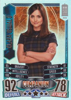 2013 Topps Alien Attax Doctor Who 50th Anniversary Edition #2 Clara Oswald Front
