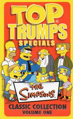 2005 Top Trumps Specials The Simpsons Classic Collection Volume 1 #NNO Title Card Front