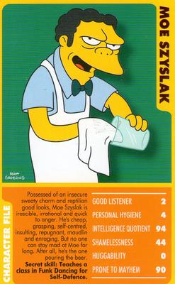 2005 Top Trumps Specials The Simpsons Classic Collection Volume 1 #NNO Moe Szyslak Front