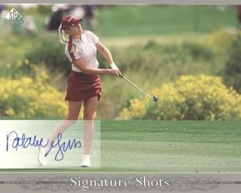 2005 SP Signature Golf - SP Signature Shots 8 x 10 #NG Natalie Gulbis Front