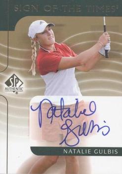 2003 SP Authentic - Sign of the Times #NG Natalie Gulbis Front