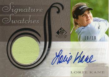 2005 SP Signature Golf - Signature Swatches #SS-LK Lorie Kane Front