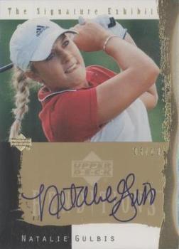 2003 Upper Deck Renditions - Signature Exhibit Gold #NG Natalie Gulbis Front