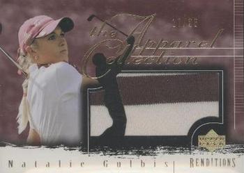 2003 Upper Deck Renditions - The Apparel Collection Gold #AC-NG Natalie Gulbis Front