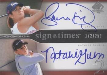 2004 SP Authentic - Sign of the Times Dual #LD/NG Laura Diaz / Natalie Gulbis Front