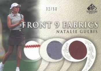 2004 SP Signature - Front 9 Fabrics Triple #F9T-NG Natalie Gulbis Front