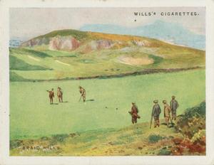 1924 Wills's Cigarettes Golfing #2 Braid Hills Front