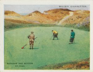 1924 Wills's Cigarettes Golfing #3 Burham and Berrow Front