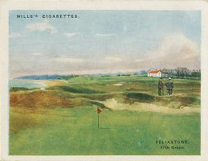 1924 Wills's Cigarettes Golfing #6 Felixstowe Front