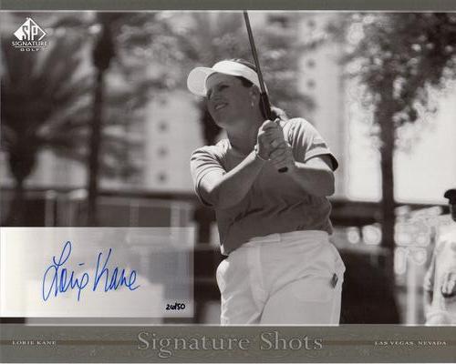 2005 SP Signature Golf - Signature Shots Black & White #BW19 Lorie Kane Front