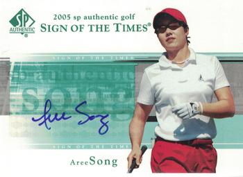 2005 SP Authentic - Sign of the Times #AR Aree Song Front