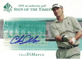 2005 SP Authentic - Sign of the Times #CD Chris DiMarco Front