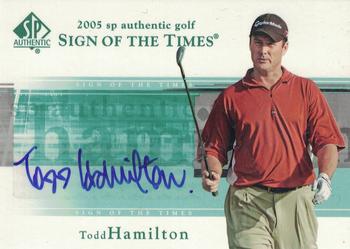 2005 SP Authentic - Sign of the Times #TH Todd Hamilton Front