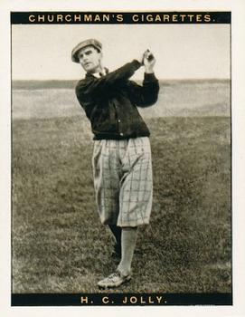 1928 Churchman's Famous Golfers 2nd Series (Large) #6 Herbert Jolly Front
