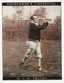1928 Churchman's Famous Golfers 2nd Series (Large) #11 Cyril Tolley Front
