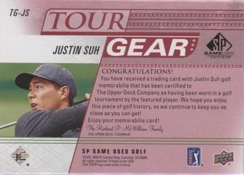 2021 SP Game Used - Tour Gear Red #TG-JS Justin Suh Back
