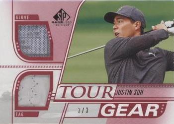 2021 SP Game Used - Tour Gear Red #TG-JS Justin Suh Front