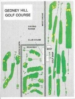 1993 C. Britton Publishing Golf Courses of the British Isles #1 Gedney Hill Golf Club, Lincolnshire Front