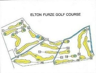 1993 C. Britton Publishing Golf Courses of the British Isles #10 Elton Furze Golf Club, Cambridgeshire Front