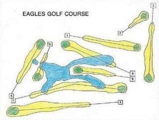 1993 C. Britton Publishing Golf Courses of the British Isles #22 Eagles Golf Club, Norfolk Front