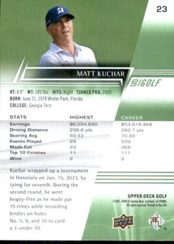 2024 Upper Deck #23 Matt Kuchar Back