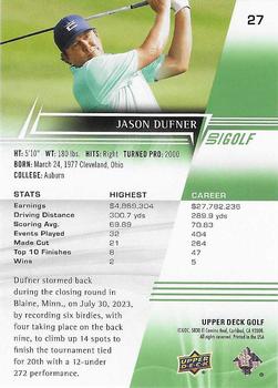 2024 Upper Deck #27 Jason Dufner Back