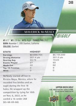 2024 Upper Deck #38 Maverick McNealy Back