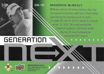 2024 Upper Deck - Generation Next #GN-10 Maverick McNealy Back