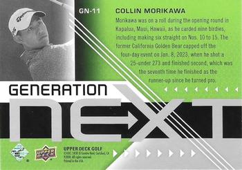 2024 Upper Deck - Generation Next #GN-11 Collin Morikawa Back