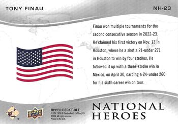 2024 Upper Deck - National Heroes #NH-23 Tony Finau Back